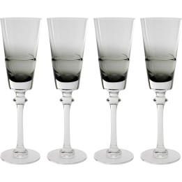 Champagneglazen Mimi grijs (4/set) Kare Design