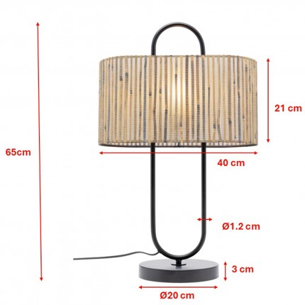 Lampe Philadelphia 65cm Kare Design