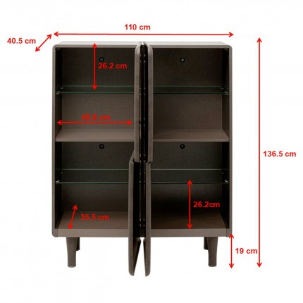 Hoog Dressoir Divine Kare Design