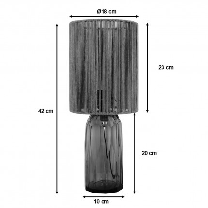 Table Lamp Veccio blue Kare Design