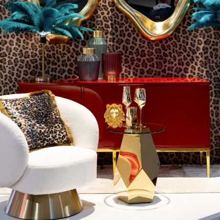 Side Table Ricchezza Ø45cm gold Kare Design