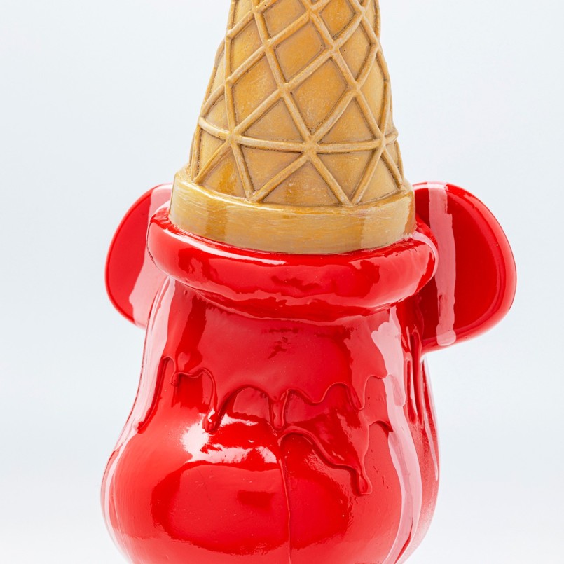 Red ice bear decoration - Kare Design