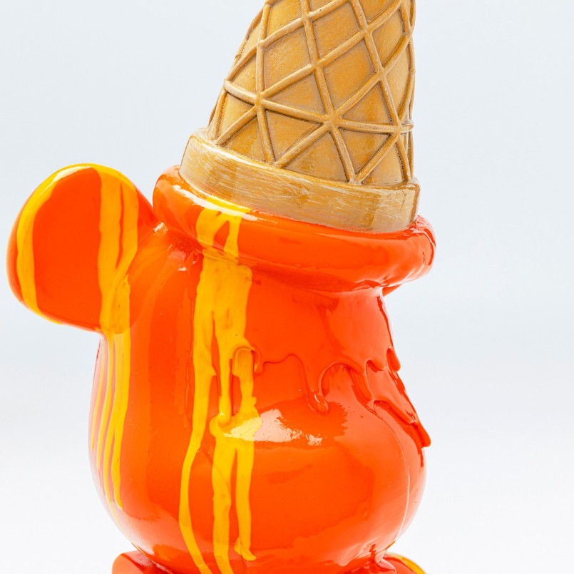 Oranje ijsbeer decoratie - Kare Design