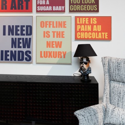 Tafellamp punk hond Kare Design