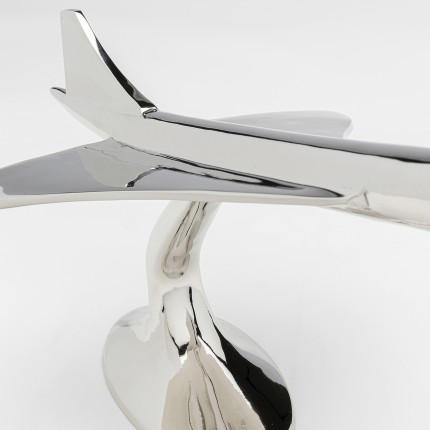 Woonaccessoires vliegtuig zilver Kare Design