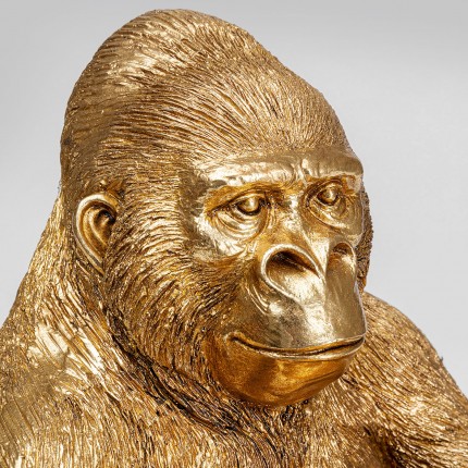 Woonaccessoires gouden gorilla snede Kare Design