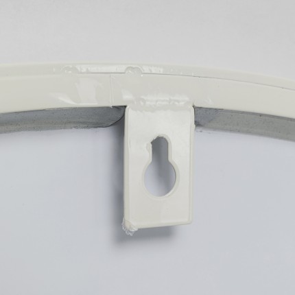 Miroir Curve rond 100cm beige Kare Design