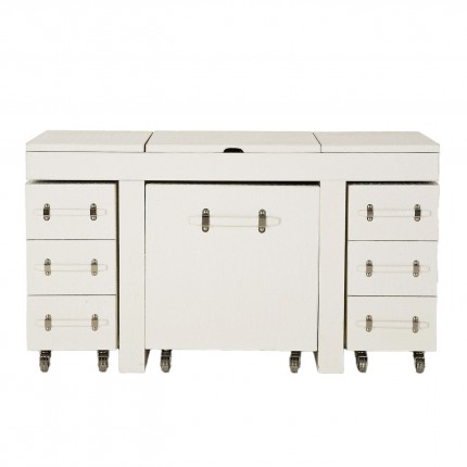 Coiffeuse Diva croco blanc Kare Design