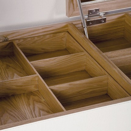 Make-up station Diva croco white Kare Design