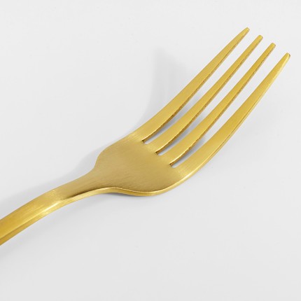 Couverts Cucina 16 pièces dorés Kare Design