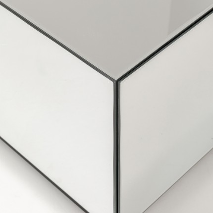 Salontafel met lades Luxury 80x60cm zilver Kare Design