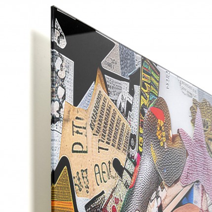 Wandfoto artistieke vrouw tegenover 80x120cm Kare Design