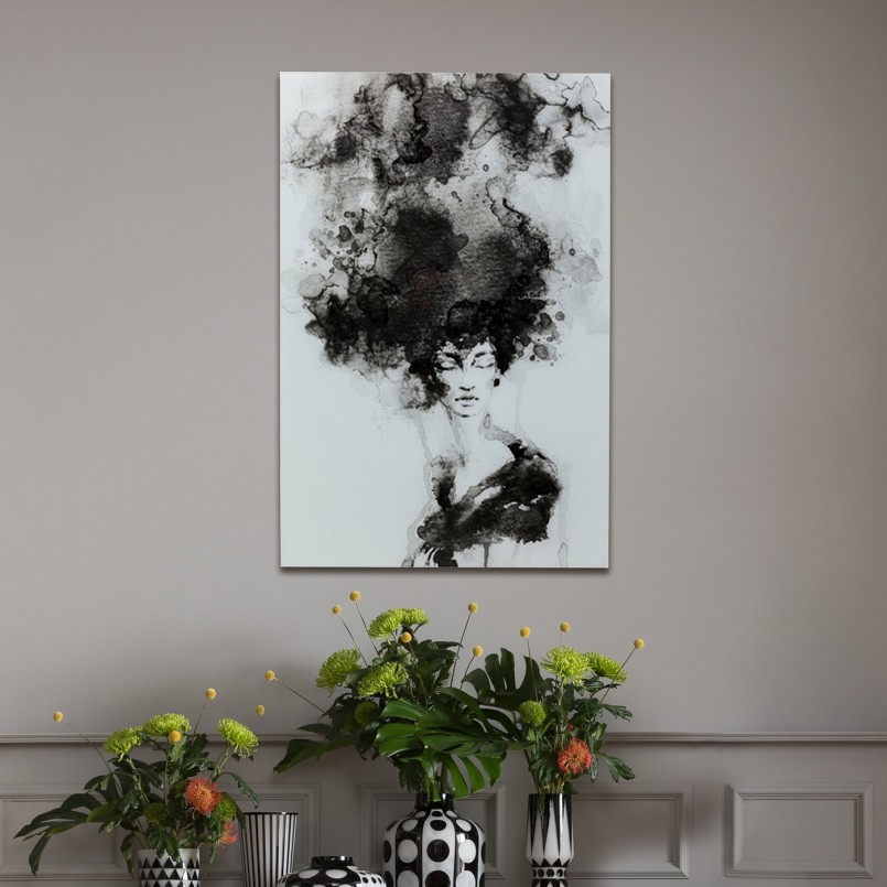 Wandfoto rokerig haar 100x150cm Kare Design