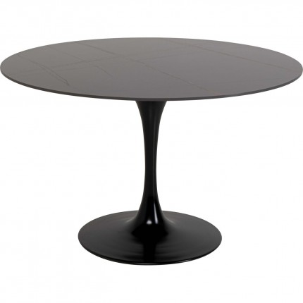 Table Invitation 120cm grès noir Kare Design