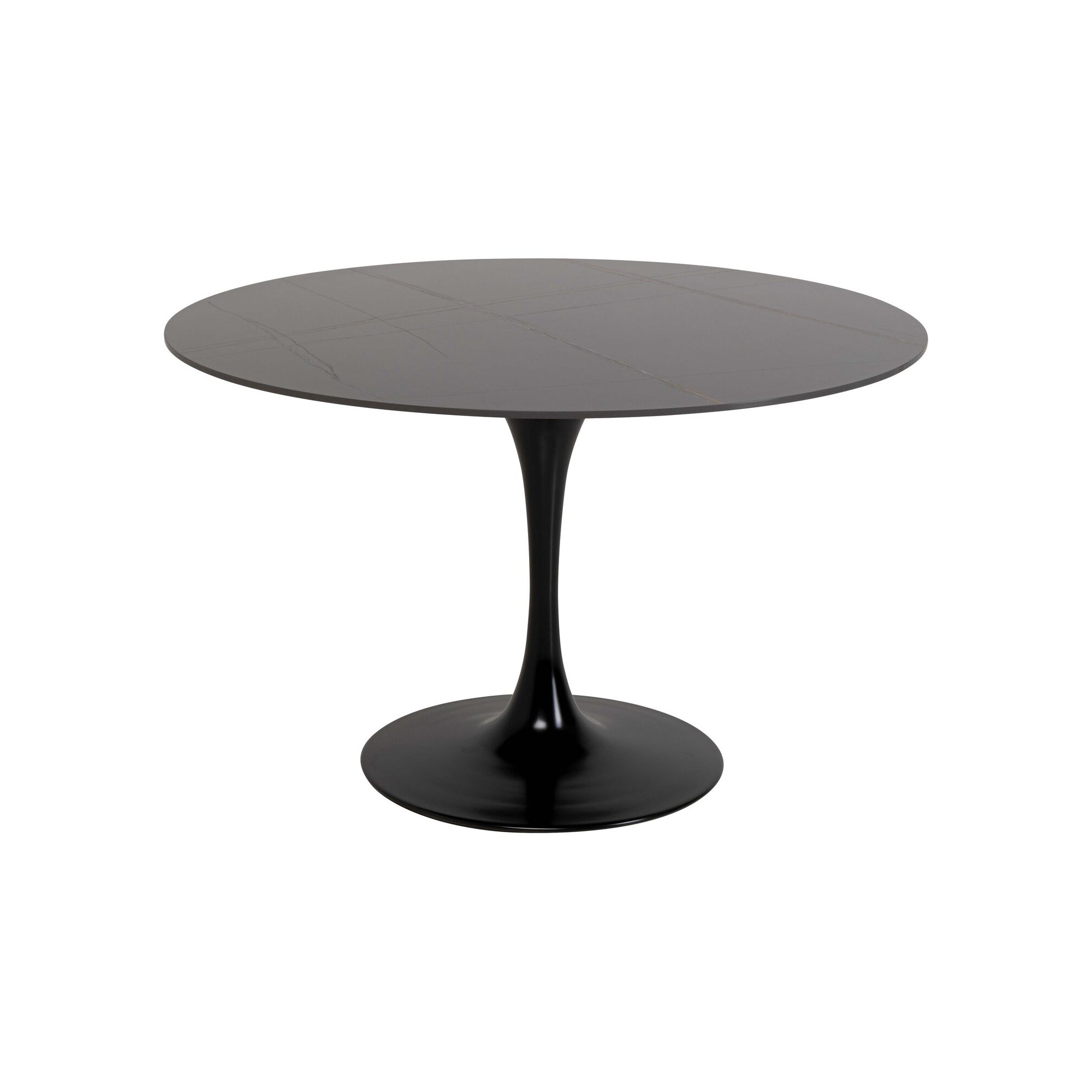 Table Invitation Ø120cm ceramic black Kare Design