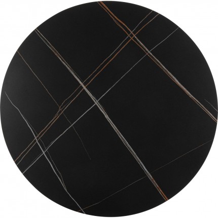 Table Invitation 120cm grès noir Kare Design