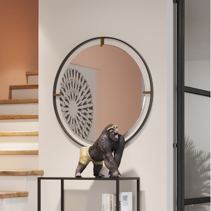 Woonaccessoires gorilla op het strand 30cm Kare Design