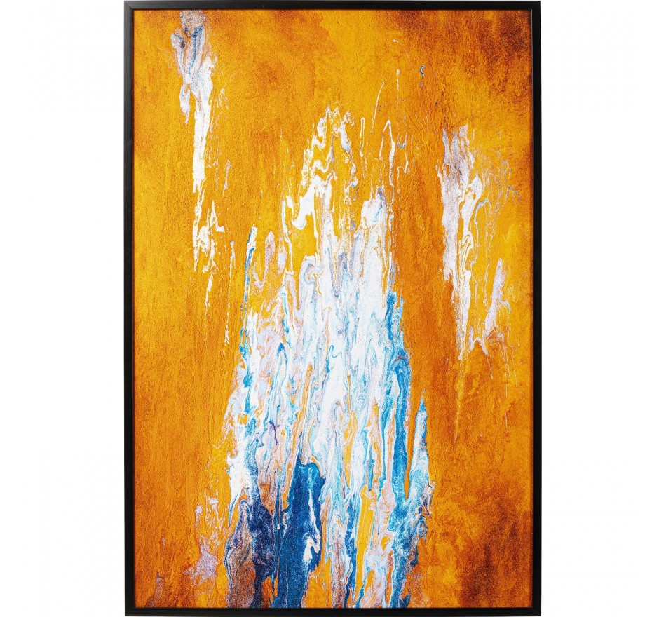Framed Picture Artistas 80x120cm orange Kare Design