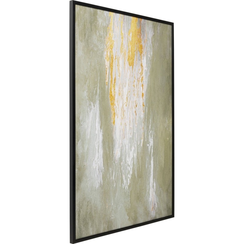 Tableau encadré abstrait vert - Artistas - Kare Design