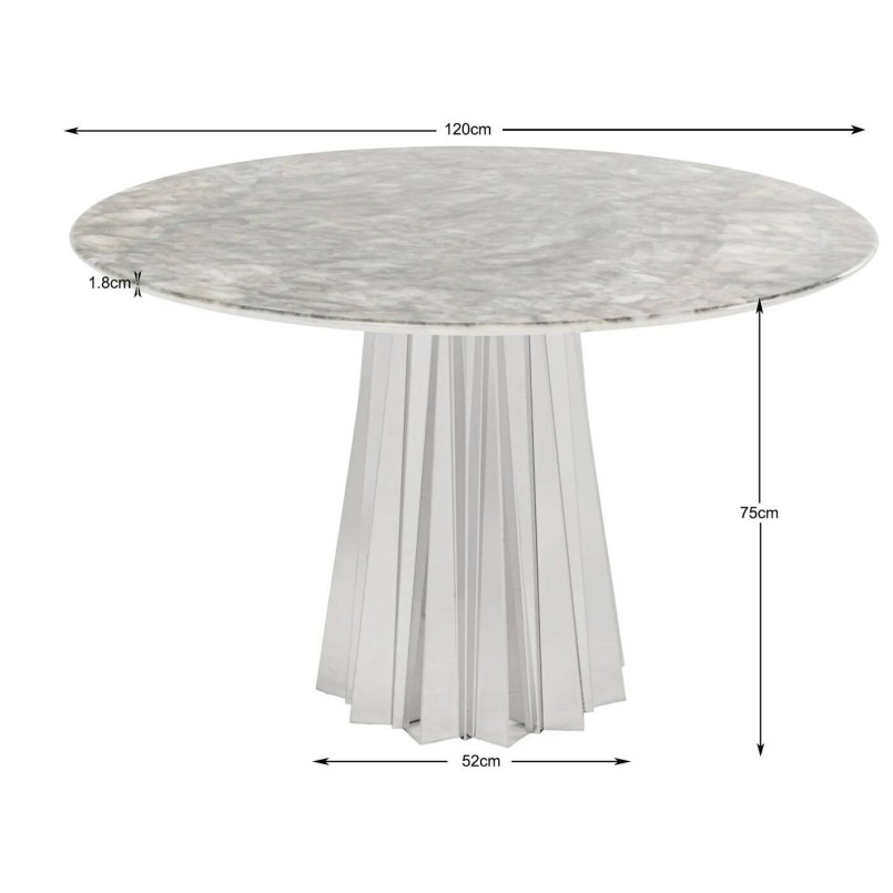 Eettafel Amora Ø120cm Kare Design