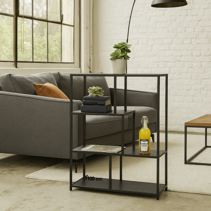 Étagère Loftie 100x77cm noire Kare Design