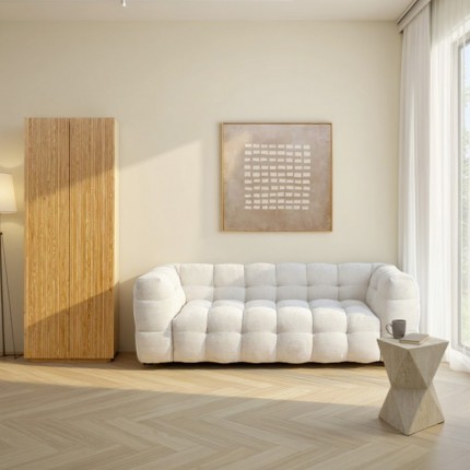 Sofa Salamanca 3-Zits creme Kare Design