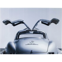 Tableau en verre Oldtimer Back 120x80cm
