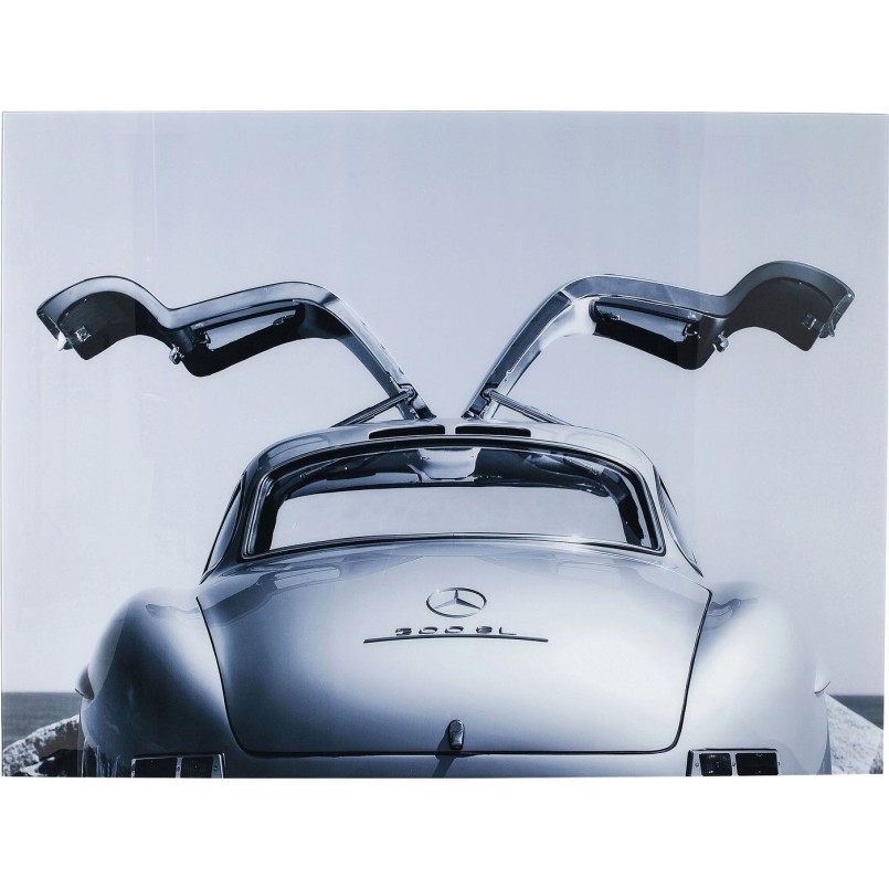 Tableau en verre Oldtimer Back 120x80cm