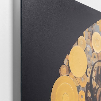 Schilderij vrouw Art Nouveau 80x80cm Kare Design