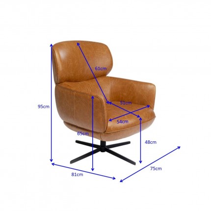 Draaifauteuil Ottawa Kare Design