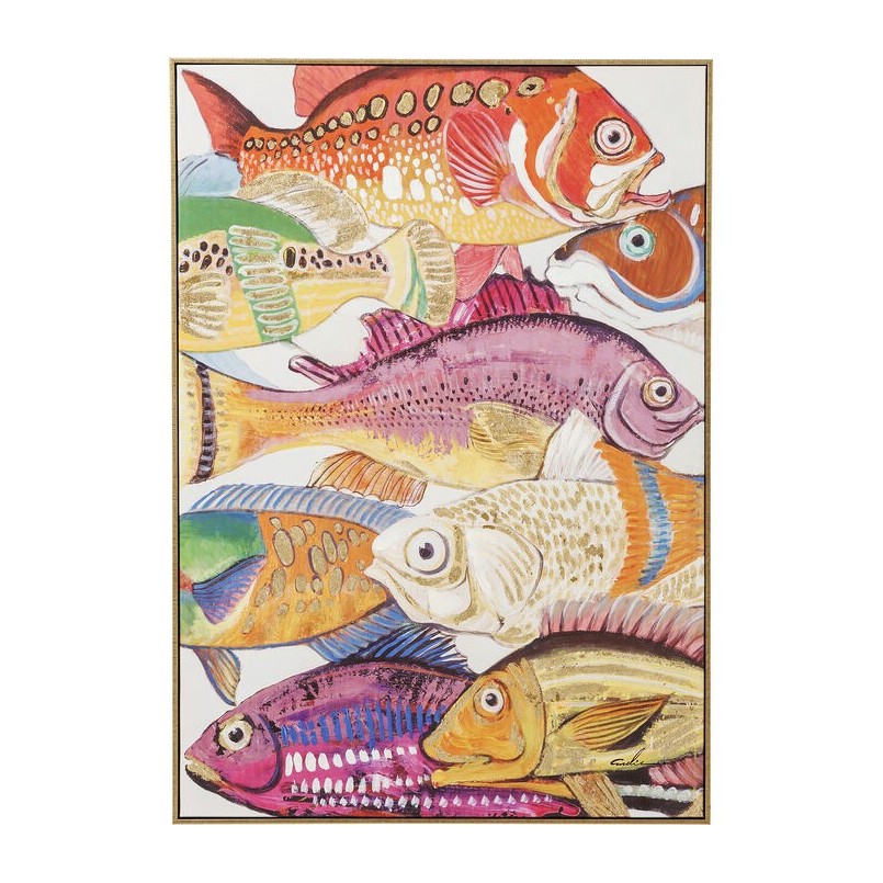 Tableaux Frame 50x40cm par set de 2 - Fish Meeting - Kare Design