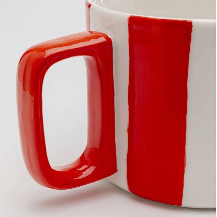 Coffee Cup Cocina red and white (6/set) Kare Design