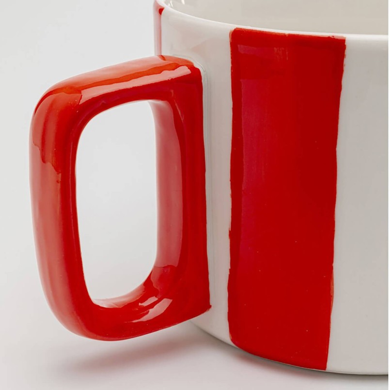 Coffee Cup Cocina red and white (6/set) Kare Design