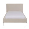 Lit une place en tissu beige - East Side - Kare Design