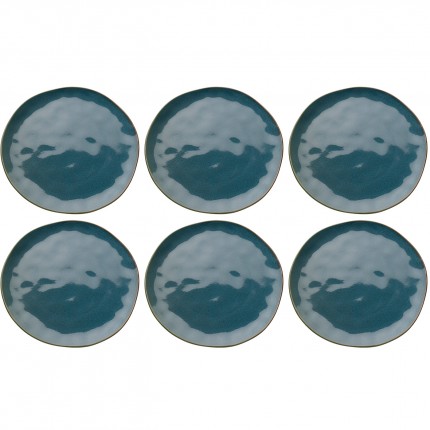 Borden Organic Ø26cm blauw (6/set) Kare Design