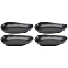 Deep Plate Organic 25cm black (4/set) Kare Design