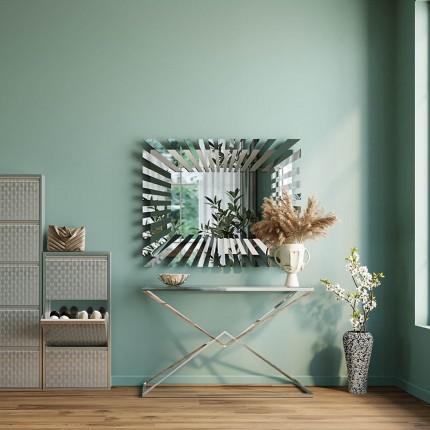 Vase Roses 45cm chrome Kare Design