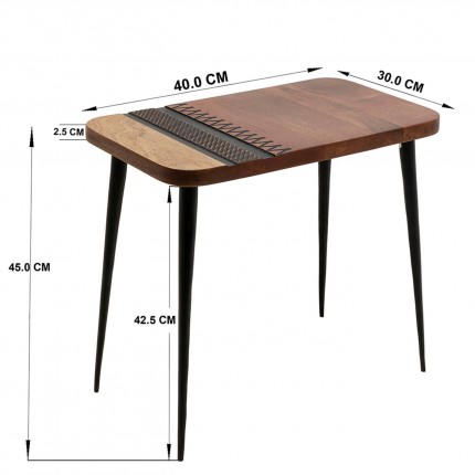 Table d'appoint Medina rectangulaire Kare Design