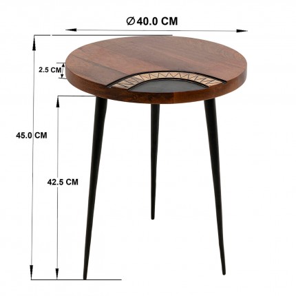 Side Table Medina round Kare Design