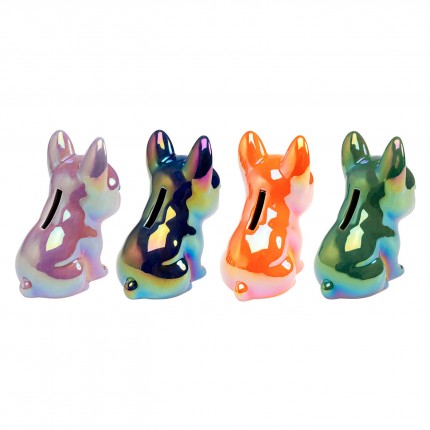 Money Box shiny puppies (4/set) Kare Design