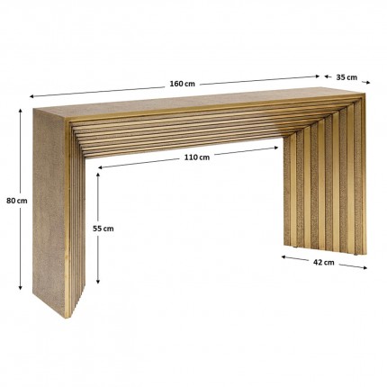 Console Malaga 160x35cm Kare Design
