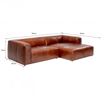 Corner Sofa Cubetto right Kare Design