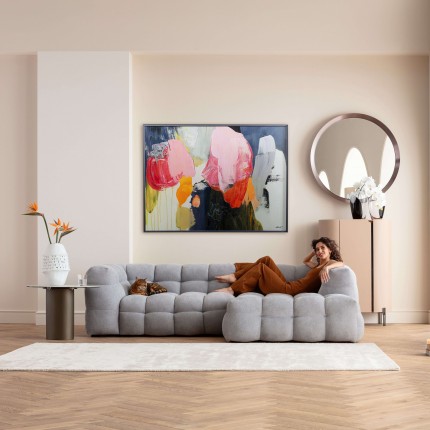 Schilderij Abstract High Gloss 160x120cm roze Kare Design