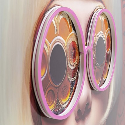 Tableau LED Fancy blonde 55x75cm Kare Design