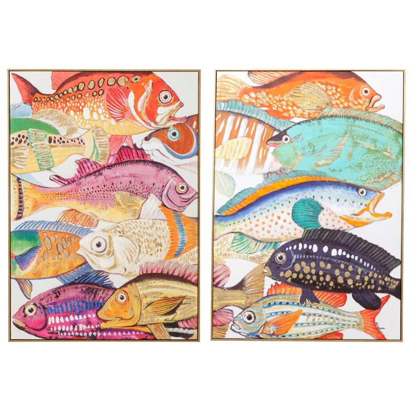 Tableaux Frame 50x40cm par set de 2 - Fish Meeting - Kare Design