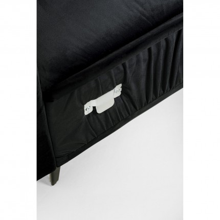 Hoekslaapbank Moon rechts zwart Kare Design