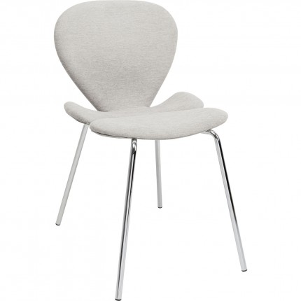 Chaise Soft Petal crème Kare Design