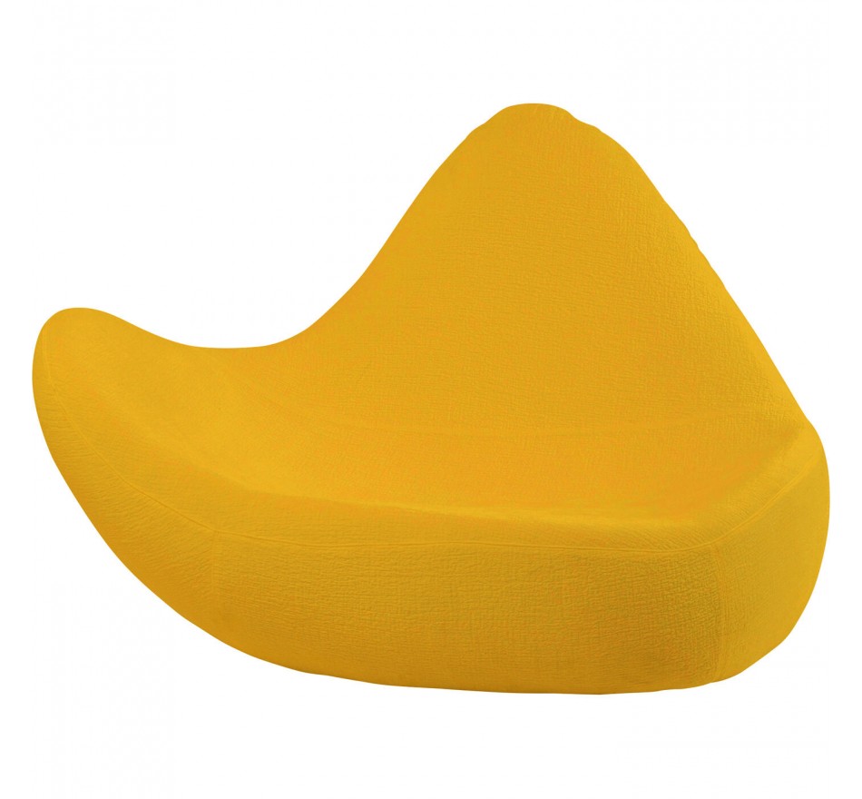 Armchair Glow Wave yellow Kare Design