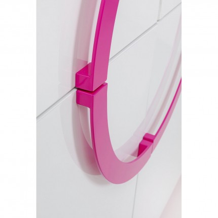 Kledingkast Tresor wit en roze Kare Design