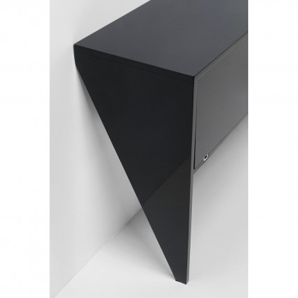 Console High Heel 200x38cm noire Kare Design